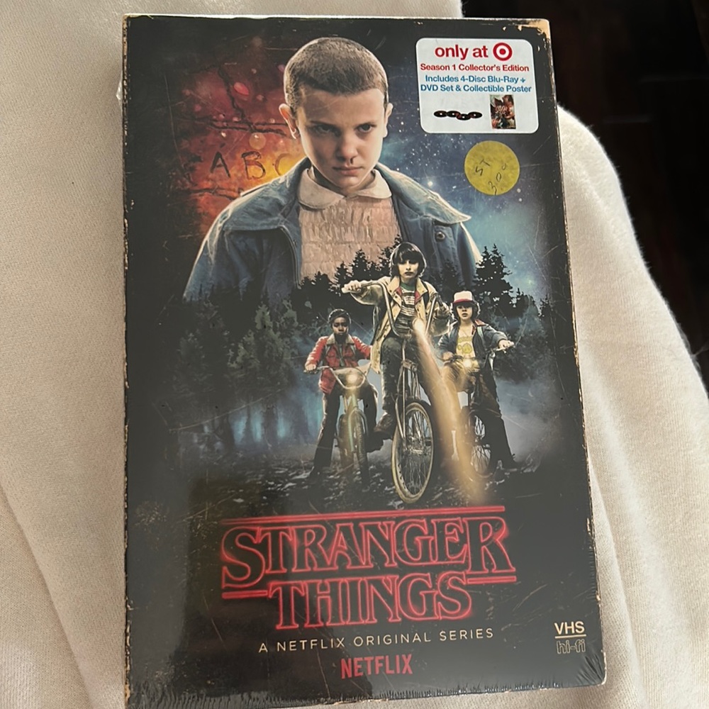 Season 1 of Stranger Things Blu-Ray/DVD